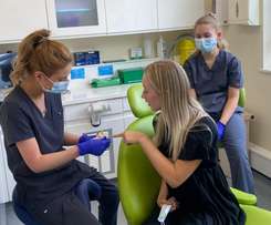 Happy Stable Court Dental patient